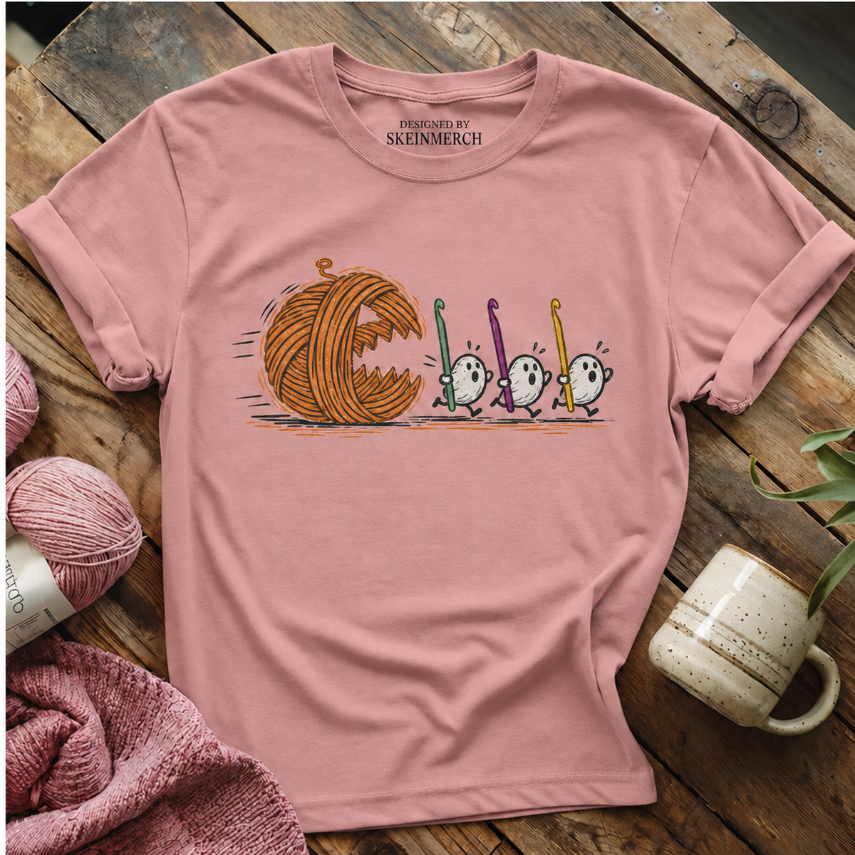 Spooky Yarn Muncher T-shirt