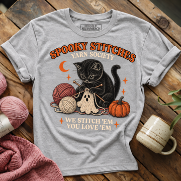 Spooky Stitches Yarn Society T-Shirt